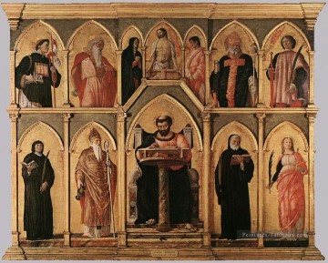 Retable de San Luca Renaissance peintre Andrea Mantegna Peinture à l'huile